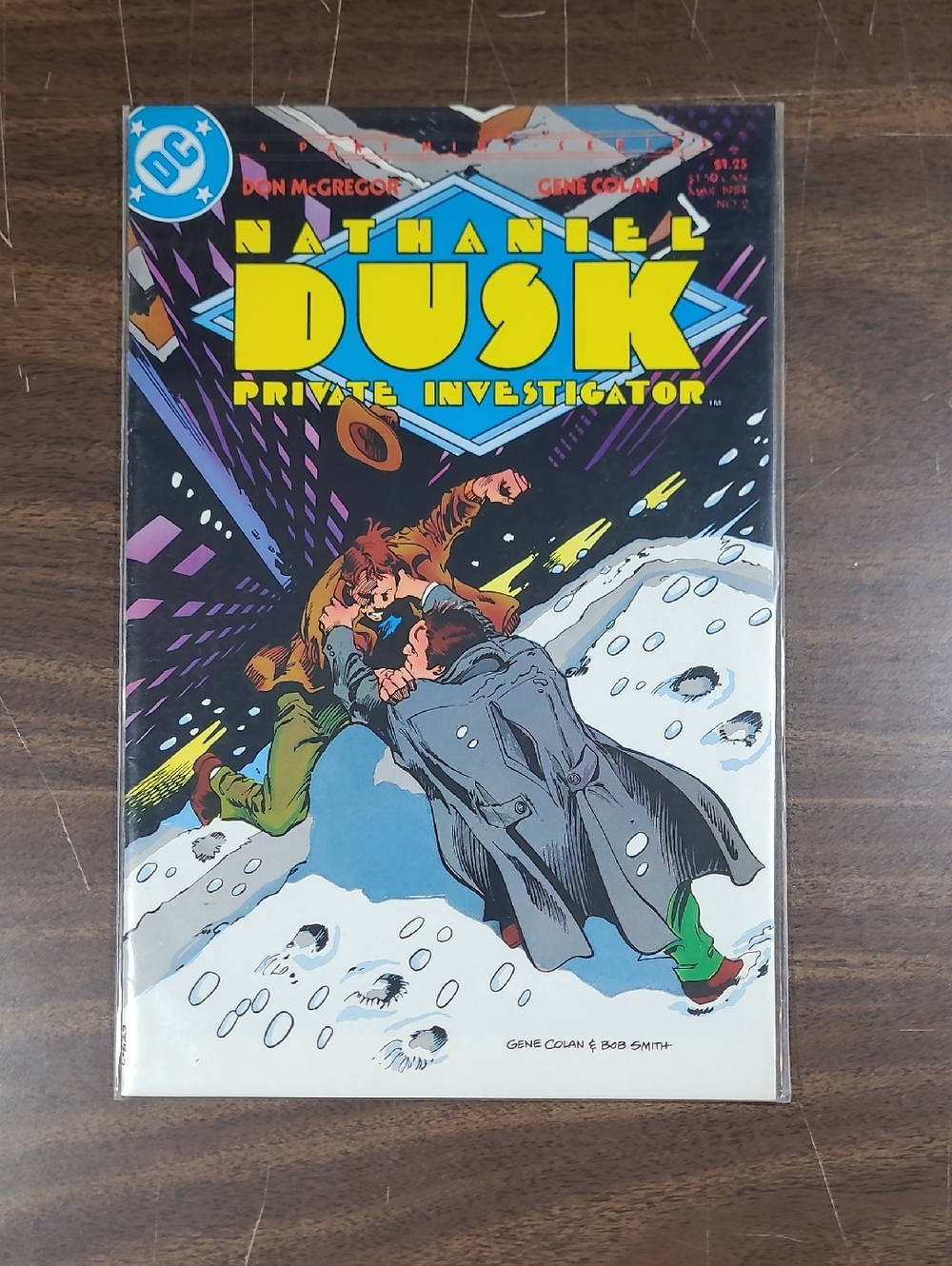 DC Nathaniel Dusk Comic Book #2 March 1984 Bagged